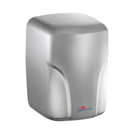 10-0197-2-93 ASI JD MacDonald Turbo-Dri Hand Dryer Satin Stainless Steel