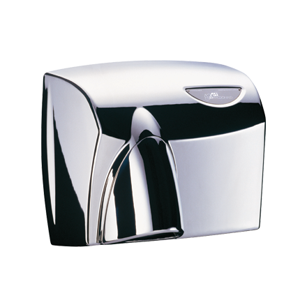 HDABPSSPC AUTOBEAM Automatic Hand Dryer - Polished Stainless Steel with Polished Chrome Nozzle