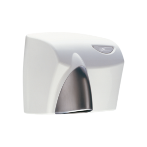 HDABWHTSC AUTOBEAM Automatic Hand Dryer - White with Satin Chrome Nozzle